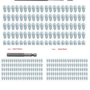 Nuove 100 pezzi da 100 pezzi per chiodi a spillo non slip tacchette di scarpe bollts bolts per auto invernali in bici di emergenza ATV