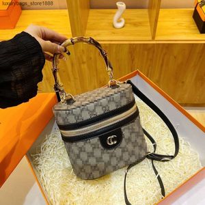 Designer Classic Brand High Lead Frashy Discual Bucket Bag 2024 New Women Trend Crossbody Crossbody