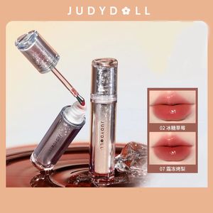 Judydoll Mirror Lipstick Fácil de colorir Hidratante Lip Gligh Ice Ine Lip Glazes 240507