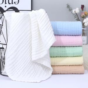 Coperte 6 strati Baby Muslin Gambite coperta Borna da bagno di cotone da bagno per bambini Burp Burp Burp Boy Girl Girl Cloth Pannolone