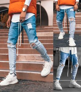 MENS 2020 Luxury Designer Jeans Clothes Men mode nödställda rippade cyklisten Skinny Jeans True Brand Joggers Hip Hop Rock Revival D2908083