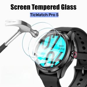 Urządzenia 3PCS 9H HD przezroczone szkło temperowane dla Ticwatch Pro 5 Screen Protector Glass