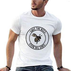 Le canotte maschili salvano la maglietta delle api di oversize ad asciugatura rapida per magliette nere