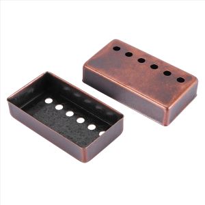 Accessoires 2 PCs Bronze Humbucker Pickup Cover für E -Gitarrenhalsbrückenzubehör