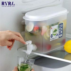 Water Bottles Bucket With Faucet Household Fruit Efficient Cooling Large Capacity Home Supplies Self-contained