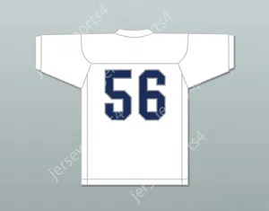 Niestandardowy numer nazwy Męskie młodzież/dzieci Creed Humphrey 56 Shawnee High School Biała koszulka piłkarska
