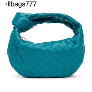 Women's Jodie Handbags Venetabottegs Designer Lambskin Blue Mini Handbag Genuine Leather