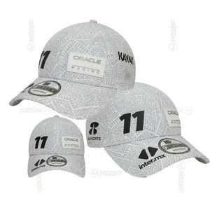 Boll Caps 2024 Racing F1 Special Edition Mexico Checo Perez White Baseball Hat Motorcykel utanför Road Cykel Motorcykelhatt MX Off Road Baseball Hat A Y240507