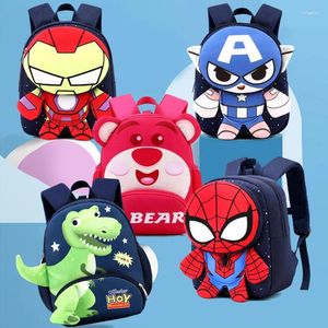 Backpack Cartoon Fashion Childing Boys Bag 2024 Anti-Glost Przedszkole School Trendy Design Brand Kids School Torebka