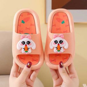 Слипкла New Children Lement Slipper Girlm Mite Cartoon Rabbit Sandal