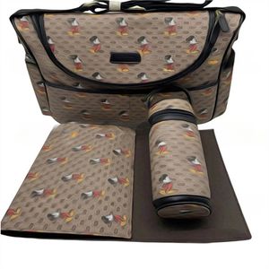 2024 Neues Außenhandel Mommy Bag für Kinder große Kapazität Baby Multifunktionaler High-End-Mode-Mama-Taschen-Designer D02