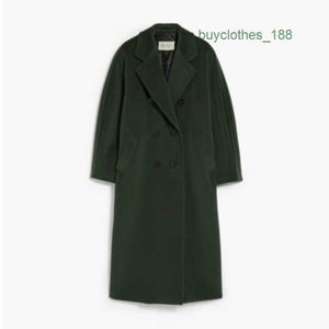 Damengrabenmäntel Luxusmodelle Coat Frauen Wolle Mischung Designermantel Japanisch und koreanischer Wind Langer Kaschmir -Mantel tragen Maxmaras GP4H