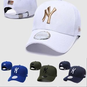 Designerhüte für Herren Baseball Cap NY Verstellbare Casquette Luxe Mode Mehrere Farben Baseball -Kappen Frau Pferdeschwanz beliebte hochwertige Hutsport GA0145 B4