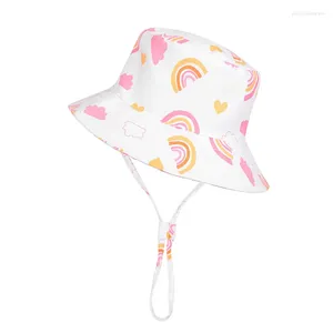 Berets Buckte Hat Girl Boy Kids Summer Sunshine Sproate Strange Big Brim Cap пляж аксессуар для отдыха на открытом воздухе весна