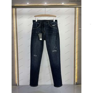 dg dolce gabbana Вы HQ33 Дизайнер и S Mens Jeans Jeans High Street Purple Jeans для мужских штанов для вышивки жены негабаритные разорванные патч -отверстия Джинсовая джинсовая тк