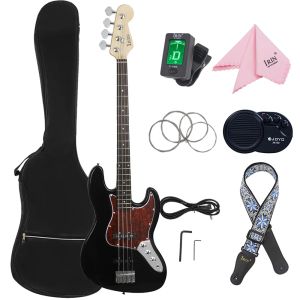 Гитара Irin 4 Strings Bass Guitar 20 Ferts Sapele Electric Bass Guitarra с мешками Amp Tuner Strap Parts Accessories