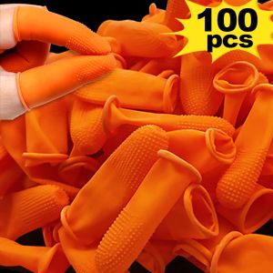 Gloves 10100PCS Disposable Latex Rubber Finger Cots Antistatic Fingertips Protector Gloves For Industry Nonslip Fingertip Gloves