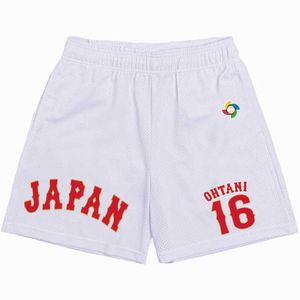 WBC World Baseball Championship Japan Shohei Ohtani 16 jersey shorts mens summer beach shorts sports mesh pants