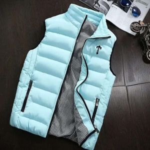 2024 Men's Jackets Trapstar Print Vest Jacket Sleeveless Male Cotton Filling Coats Ultra Thin Warm Lightweight Man Brand Waist coat 66