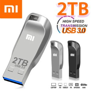 Xiaomi 2TB USB 3.0 Flash Drives Mini High Speed Metal Pen Drive 1TB 512GBスティックポータブルドライブウォータープルーフUディスクメモリアストレージ