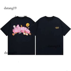 Drew Brand Designer T Shirt Summer Drawdre T Shirt Smiley Face Letter Print Graphic Loose Casual Short Sleeved Draw Draw T-Shirt Trend Smiling Shirt Harajuku 232 135