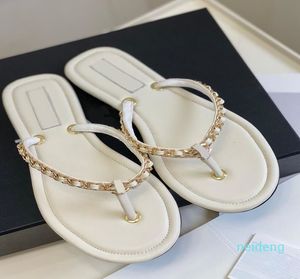 المصمم -SANDAL FLIP FLAP FLOPS Slippers Cashmere Wool Ladies Summer Slides Sandals Home مصمم في الهواء الطلق