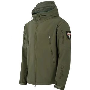 Men 5XL Jackets Pants SoftShell Hood Coat Tactical Waterproof Pilot Camping Hiking Trekking Hunting Fishing Trousers Plus Size 240507