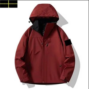 stone jacket Designer zippered hoodie men's jacket fashionable Windbreaker women's hoodie casual hooded pullover sleeved clothes sportswear jacket pullover v2