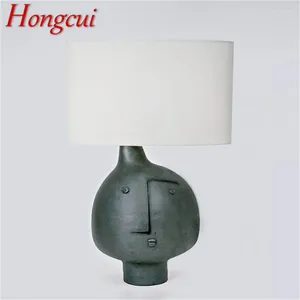 Table Lamps Hongcui Postmodern Lamp Creative Design Bedside Desk Light LED Abstract Artistic Decor For Home Living Room Study