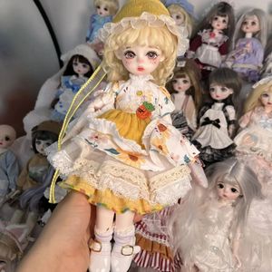 30 cm Hand Make -up BJD Puppe Princup Make -up Ball Joint Puppe 1/6 3d Real Eye Girl Spielzeug Fullset Dressing Puppe für Birhday Geschenk 240506