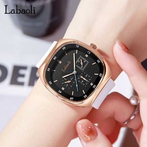 Labaoli high-end wrist watch womens large dial silicon tape Tiktok live broadcast waterproof quartz