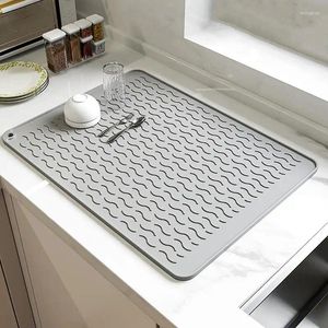 Tappeti tappeti in silicone tappetino asciugatura alteo resistente alla cucina resistente alla cucina scarica isolamento anti-scala