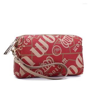 Umhängetaschen Clutch Bag 2024 Leinwand Frauen große Kapazitätsumschlag hochwertiger Mode Casual Sac a Main