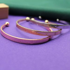 Popular accessories, minimalist LOVE fashionable and versatile metal bracelet, three piece set bracelet