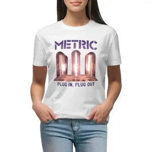 Women's Polos METRIC BAND (9) T-shirt Female Oversized Tee Shirt