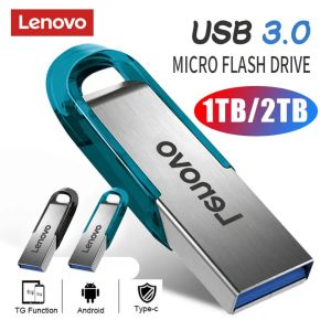 Adapter Lenovo ThinkPlus USB3.1 Dysk Flash 2TB OTG TYPEC PEN DRIVE 1TB USB Stick 512 GB Duża wydajność Metalowa Dysk U.