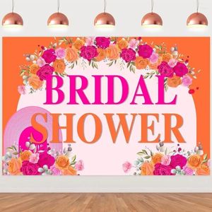 Party Decoration Kreatwow-Bride Gifts Bakgrund Flower Bröllopsengagemang Bachelor Supplies Studio Rekvisita