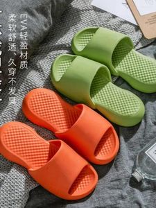 Slippers Feet Feeling Soft Soled Silent Women's Thick Summer Indoor Home Bathroom Comfortable Deodorant Sandals