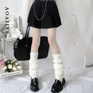 Mulheres meias de 1 par bolhas aquecedores de pé de alta qualidade jk uniforme moda lolita menina solta feminina japonesa versátil