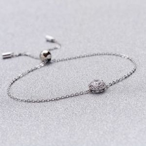 Tasarımcı mücevher swarovski angelina jolie aynı moda bileklik cazibe bilezik eşleştirilmiş melek çeken bilezik dişi element kristal tek elmas bilezik