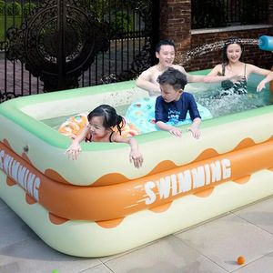 大型インフレータブルスイミングプール子供用ベビーウォーターアミューズメント子供家族夏の屋外おもちゃの子供240506