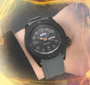Cinturão de borracha colorido de altura relógios de quartzo cronógrafo do relógio Data hora do calendário duplo calendário retro de alta qualidade Caso preto Caso de punho Presentes de relógio
