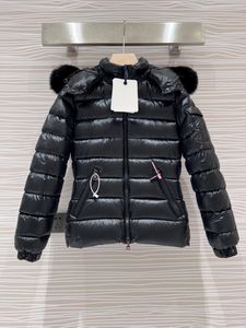 Designer Womens Down Jacket Parkas Autumn and Winter New Classic Faye Wong Same Style with Fox Fur Collar Down Jacket Luxury Woman Hooded Puffer 061 Black