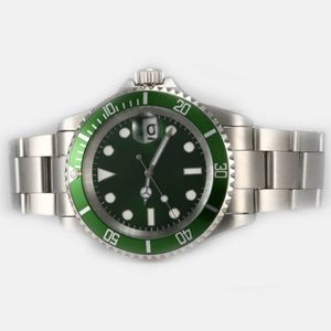 Designer masculino Relógio AAA AAA Mens Automático Luxo Selógios Swiss Smart Present for Man High Quality Green Dial Green 40mm Novo presente legal 2836 Submar