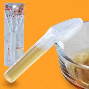 Cups Dishes Utensils Detailed information on calibrated anti asphyxia baby medicine spoon baby medicine feeder baby medicine auxiliary silicone spoonL2405
