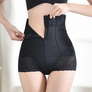 Women's Shapers Women High Waisted Belly Tightening Pant Shaping Waist Body Pants Lace Edge Postpartum Buttocks Lifting