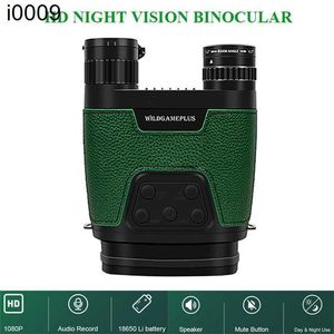 Vision Night Night WG600B Goggles de infravermelho Optical 1080p HD Binoculares de caça ao botão mudo do telescópio com gravação de áudio
