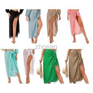 Women Beach Wear Women Wear Womens Swimsuit Sarong Wraps Skirt Praia Coverning Up Bathing Suit de biquíni D240507