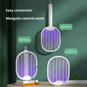 Zappers 1pc Nova lâmpada de assassino de mosquitos USB elétrico recarregável dobrável