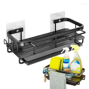 Kitchen Storage Sink Rack Quality Sponge Holder Drying Wall Mount Dish Drainer Over Space Saver Soap With Towel